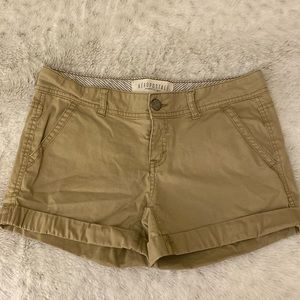aeropostale cuffed twill shorts